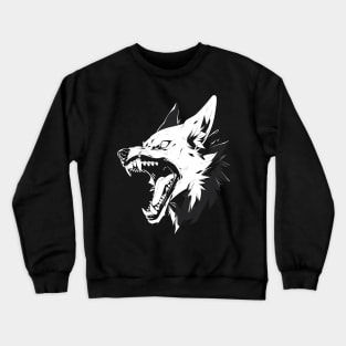 Wolf Dog Anime Japanese Animal Crewneck Sweatshirt